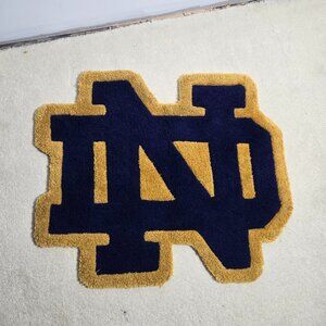 Custom Made Notre Dame Fighting Irish 29" x 25" Area Decorative Rug